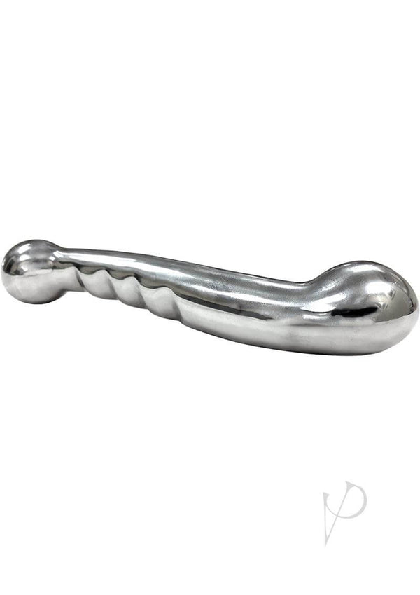 Rouge Anal Or Vaginal Dildo 7 inches Stainless Steel, premium dual-ended stainless steel dildo for stimulation.