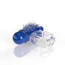 Screaming O 4B O Wow Blueberry vibrating cock ring, featuring deep rumbling bass and ergonomic design for enhanced pleasure.