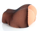 Cloud 9 Pleasure Pussy Realistic Ass & Pussy Body Mold Tan with black net panty feature.