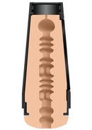 Main Squeeze Karlee Grey Ultraskyn Stroker Vanilla detailed view of the interior texture and design.