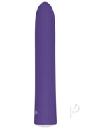 Evolved 7 Function Rechargeable Slim Vibrator Purple in sleek design, ideal for beginners and experienced users.