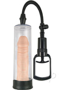 Maxx Gear Powerful Vacuum Penis Pump Clear with transparent chamber and EZ squeeze handle for easy suction control.