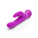 Happy Rabbit Curve Rechargeable Rabbit Vibrator Purple in rich purple color for dual stimulation.