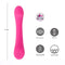 Kenna Flex Shaft G Spot Vibrator Pink by Maia Toys features silicone design, 10 functions, rechargeable and submersible.