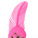 Rayne Silicone Feather Vibrator Pink by Maia Toys, featuring a soft silicone design and elegant feather shape.