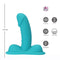 Oakley Grinding Liquid Silicone Vibrator by Maia Toys with 10 functions and triple motors for enhanced pleasure.