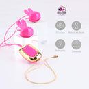 Molli Vibrating Nipple Clamps and Necklace Pink by Maia Toys, showcasing vibrant design with remote control and features.