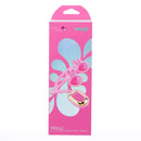 Molli Vibrating Nipple Clamps and Necklace Pink by Maia Toys packaging design featuring vibrant pink colors.