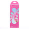 Molli Vibrating Nipple Clamps and Necklace Pink by Maia Toys packaging design featuring vibrant pink colors.