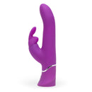 Happy Rabbit Curve Power Motion Rabbit Vibrator Purple side view showcasing its unique design for dual stimulation.