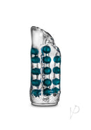 M for Men Super Stroker Masturbator Clear with blue massaging beads for natural feel and enhanced pleasure.