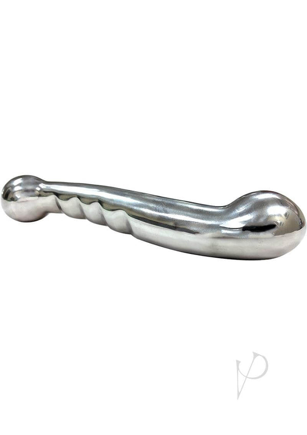Rouge Stainless Steel Dildo 11 Inches, a sleek and smooth dual-ended toy for pleasure exploration.