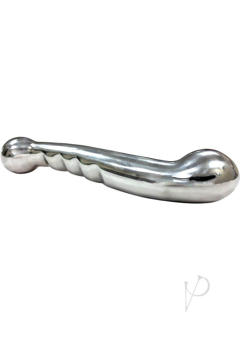 Rouge Stainless Steel Dildo 11 Inches, a sleek and smooth dual-ended toy for pleasure exploration.
