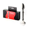 Aneros Tempo Stainless Steel Unisex Anal Stimulator next to its box packaging.