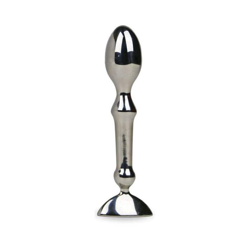 Aneros Tempo Stainless Steel Unisex Anal Stimulator showcased in polished stainless steel design.