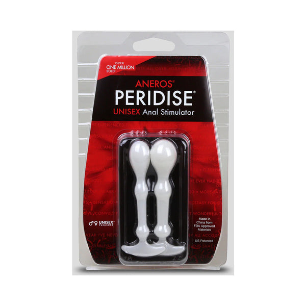 Aneros Peridise Unisex Anal Stimulator 2-Pack packaging featuring two innovative anal probes for pleasure.