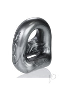 Oxballs 360 2-Way Cock Ring and Ball Sling Silver in sleek design, perfect for versatile cock and ball play.