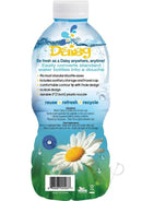 Boneyard Daisy Douche Adapter Blue on a water bottle, converting it into a discreet cleansing tool for douching.