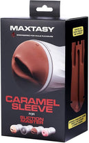 MAXTASY SUCTION SLEEVE REALISTIC CARAMEL REPLACEMENT-0