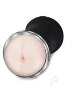 ZOLO DP Stroker Double Entry Pussy and Butt Masturbator showcasing realistic entry design with soft vanilla sleeve.