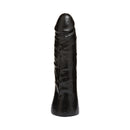 Vac-U-Lock The Naturals 7 Inch Thin Dildo CodeBlack in a classic phallic shape with textured shaft.