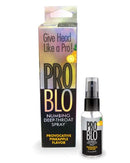 ProBlo Numbing Deep Throat Spray Pineapple 1 Oz bottle and packaging, designed for enhanced comfort during intimate experiences.