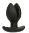 Expandable silicone inflatable butt plug with dual-pronged tip, designed for customizable fullness in anal play.