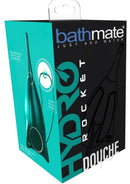 Bathmate Hydro Rocket Douche Black packaging showcasing its features and design for personal hygiene.