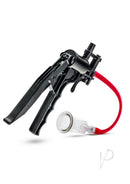Temptasia Clitoris and Nipple Pump Red trigger-style pump with a cylinder for enhanced sensitivity.