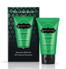 Kama Sutra Pleasure Balm Sensations Body Gel Spearmint in green packaging, designed for a refreshing, tingling experience.