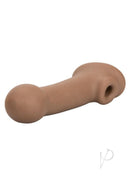 Ultimate Extender Penis Sleeve 6.25 Inch Chocolate for enhanced intimate pleasure.