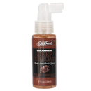 Goodhead Deep Throat Spray Double Chocolate 2 Fl Oz bottle for oral pleasure enhancement and gag reflex reduction.