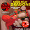 Creature Cocks Dragon Tamer Silicone Stroker Red showing ultra-textured inner walls and easy clean-up features.