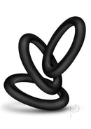 Performance VS2 Premium Silicone Cock Rings Small Black - Image 2