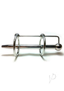 Rouge Stainless Steel Double Ring Sperm Stopper, precision-made penis plug for urethral play.