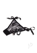 Nu Sensuelle Pleasure Panty Vibe with Remote Control Black - lace panty and rechargeable bullet vibe.