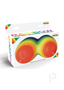 Rainbow Jumbo Boobie Candle Jasmine Scented in vibrant packaging, perfect for parties and playful decor.