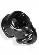 Oxballs Ball Sling with Ball Splitter Strap Black close-up view showcasing its sleek design and material.