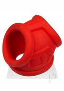 Oxballs Oxsling Silicone Blend Power Sling Red showcasing its design and soft silicone material for comfort.