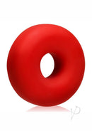 Oxballs Big Ox Super Mega Stretch Silicone Cock Ring Red, thick cushioned silicone cock ring in vibrant red color.