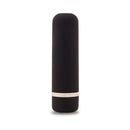 Sensuelle Joie Powerful Bullet Vibrator Petite Size Black on white background, showcasing its sleek design.