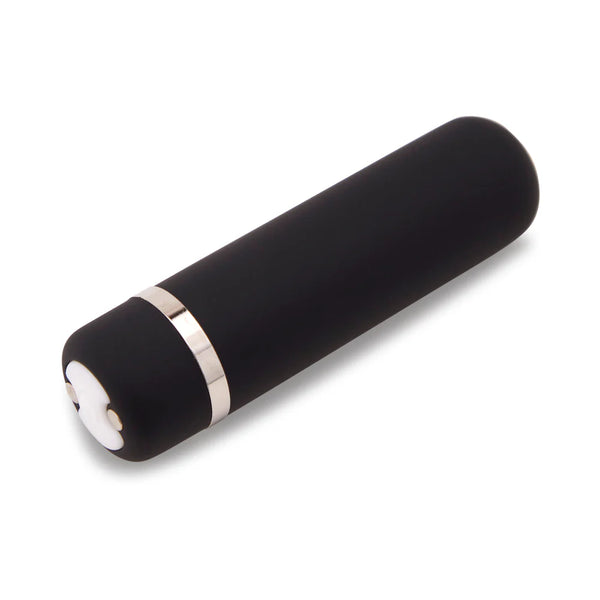 Sensuelle Joie Powerful Bullet Vibrator Petite Size Black on a white background.