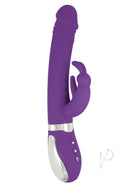 Energize Heat Up Bunny 2 Warming Rabbit Vibrator Purple for dual stimulation and warming pleasure.