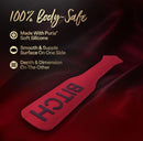 Temptasia Ardor Silicone Paddle Red featured with body-safe Puria silicone and dual-textured surface for sensation play.