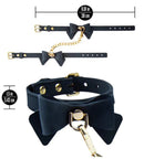 Temptasia Ardor Silicone Wrist & Ankle Restraints with Bow Black set showcasing elegant design and secure restraint features.