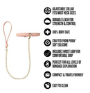Temptasia Ardor Collar and Leash Pink features an adjustable collar, durable leash, and body-safe materials for comfort.