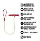 Temptasia Ardor Collar and Leash Red features adjustable design, durable materials, and is perfect for comfortable, stylish play.