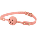 Temptasia Ardor Ball Gag Pink with breathable silicone and adjustable strap for comfortable bondage play.