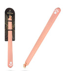 Temptasia Ardor Silicone Slapper Pink displayed on packaging, featuring a sleek pink design with paw print detailing.