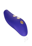 Impulse Intimate E-Stimulator Remote Kegel Balls Purple in soft purple silicone with buttons for vibration control.